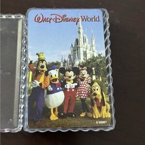 Disney World Character Playing Cards - 2009 photo cards with case